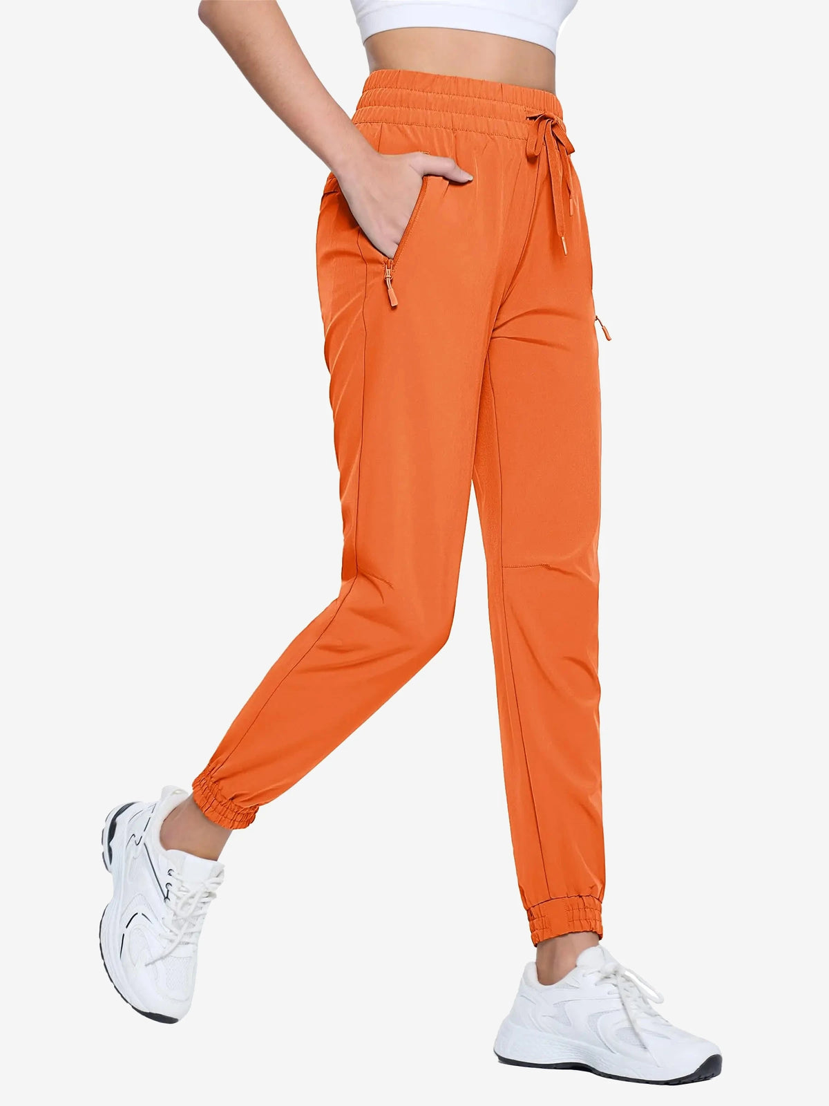 Pantalon de randonnée femme léger à cordon