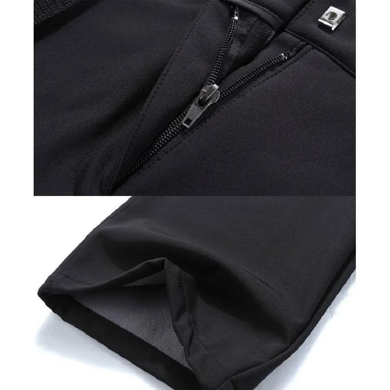 Pantalon de randonnée hiver femme doublé polaire