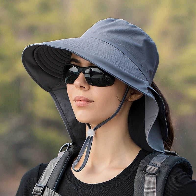 Chapeau randonnée cache soleil femme