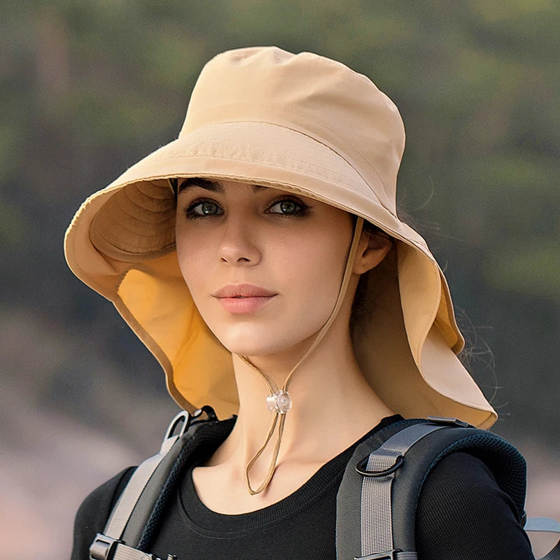 Chapeau randonnée cache soleil femme