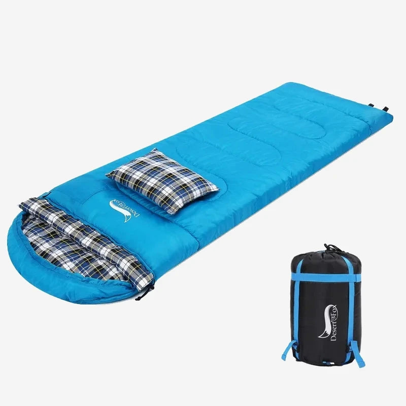 Sac de couchage flanelle avec oreiller 220 cm