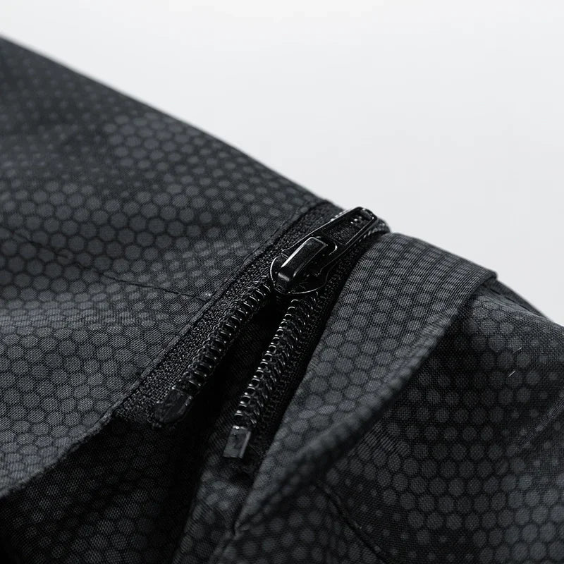 Veste de randonnée imperméable à capuche amovible