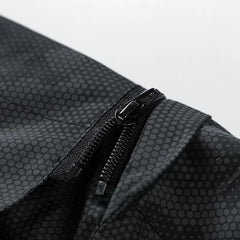 Veste de randonnée imperméable à capuche amovible