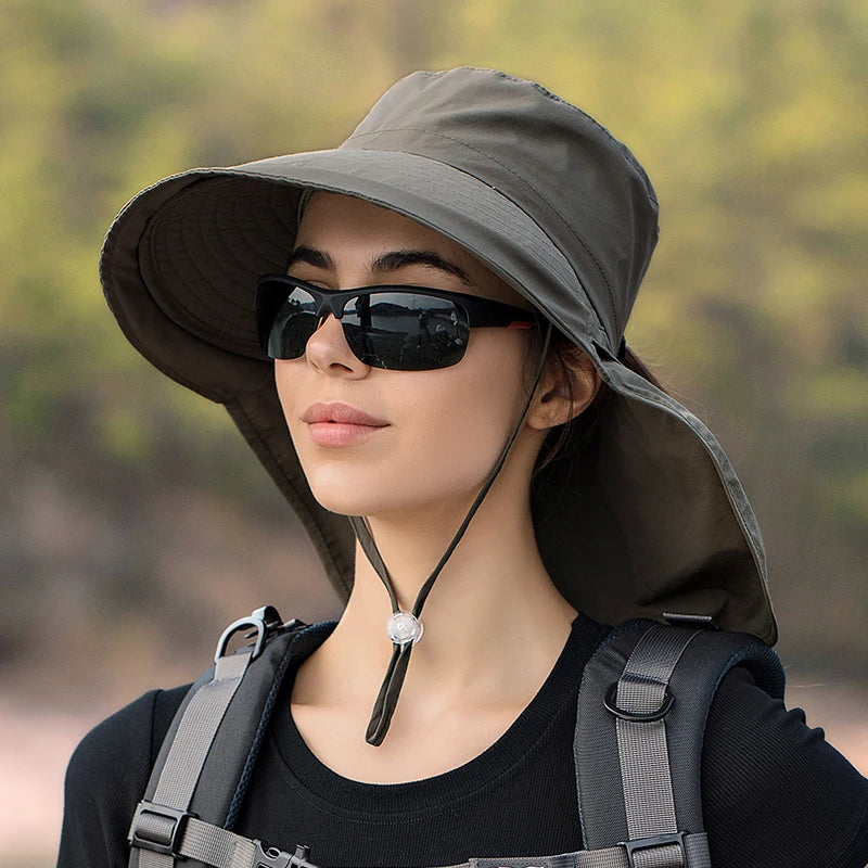 Chapeau randonnée cache soleil femme