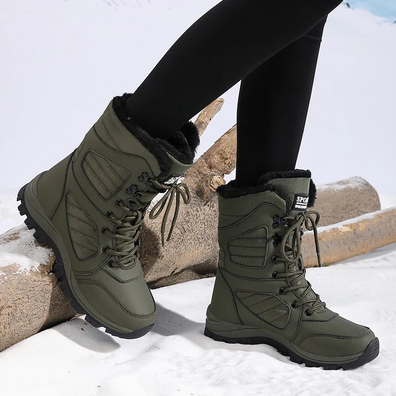 Bottes de neige montantes femme