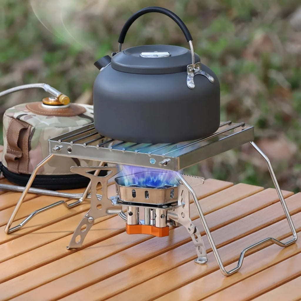 Support de barbecue randonnée