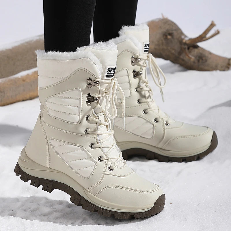 Bottes de neige montantes femme