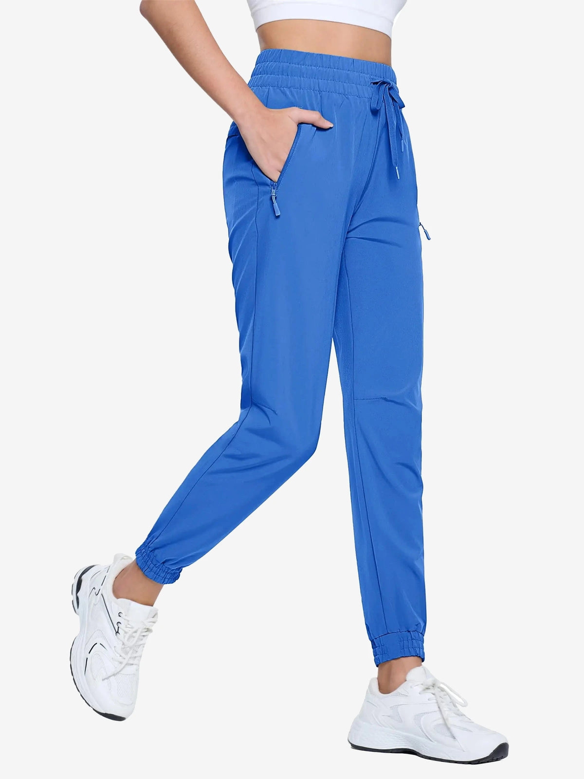 Pantalon de randonnée femme léger à cordon
