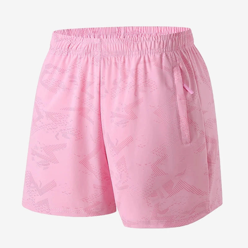 Short de sport femme à poche zippée
