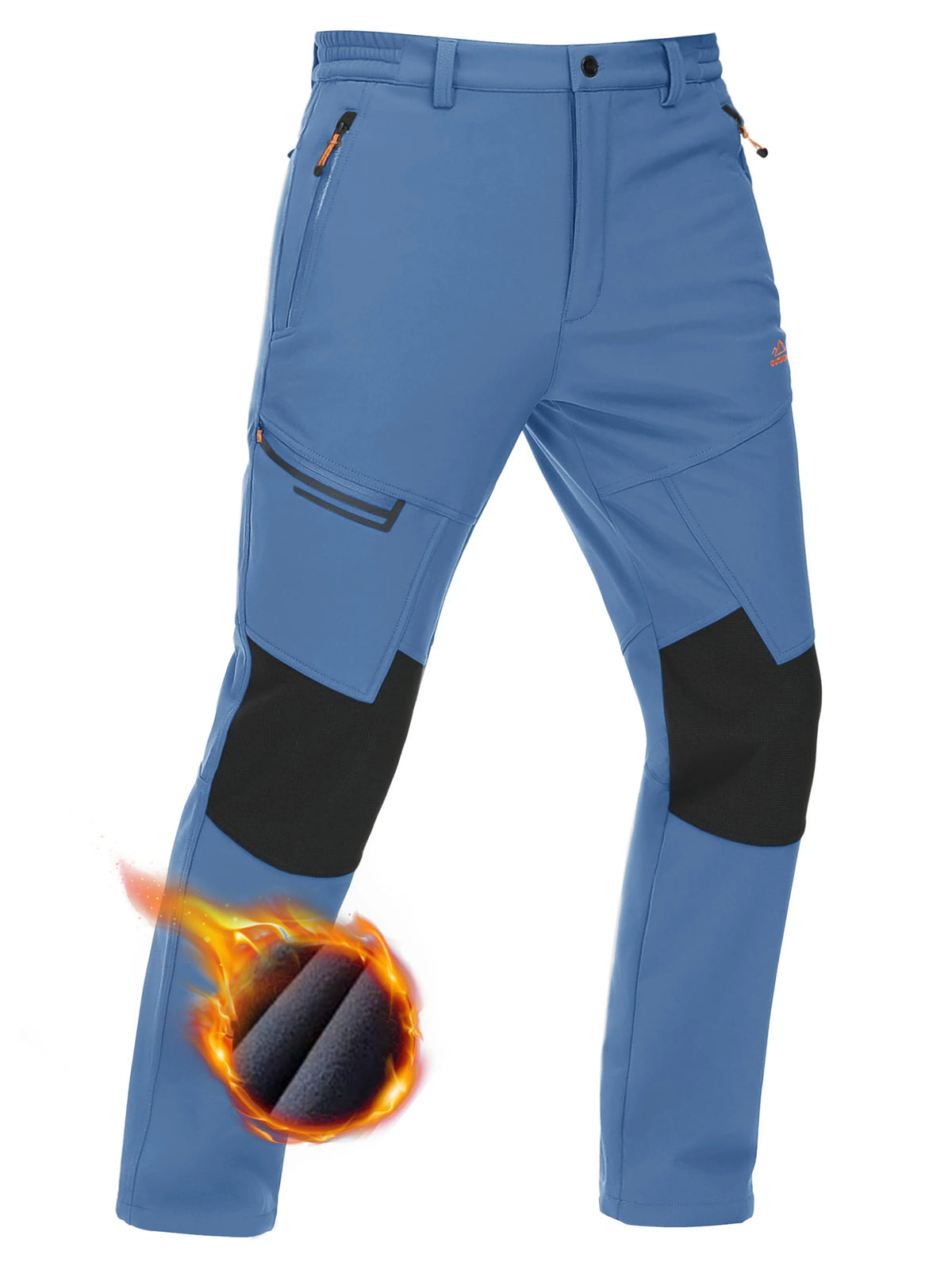 Pantalon softshell doublé polaire homme