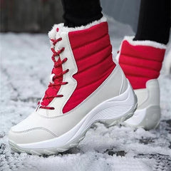 Bottines hiver femme doublées à plateforme