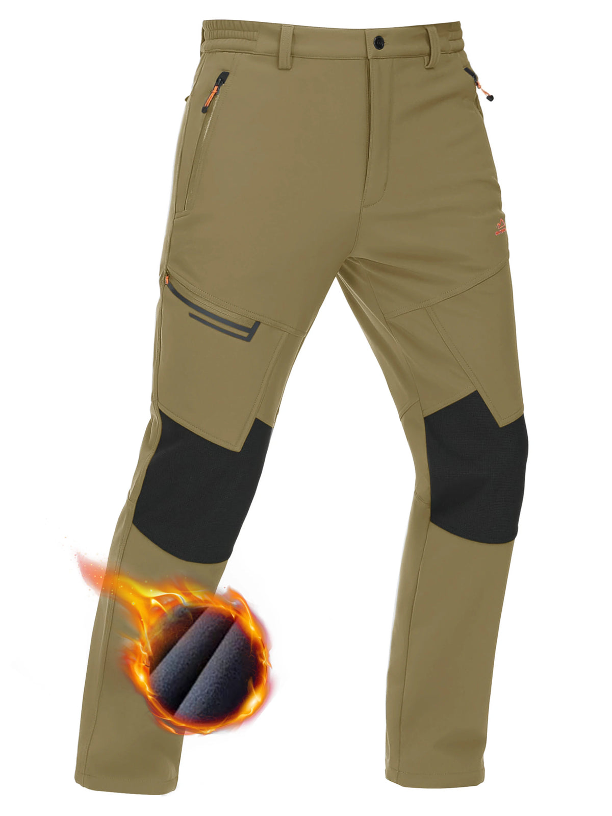 Pantalon softshell doublé polaire homme