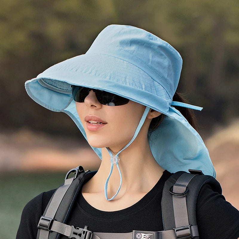 Chapeau randonnée cache soleil femme