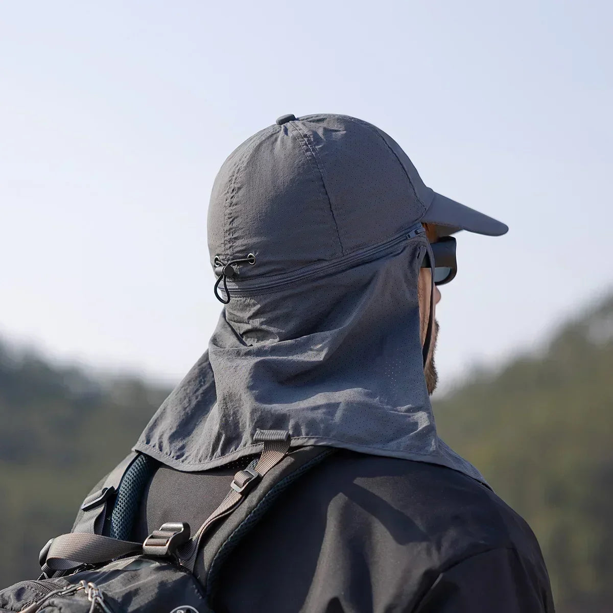 Chapeau randonnée protection nuque