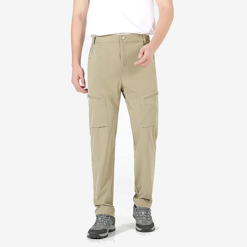 Pantalon cargo de randonnée homme léger et déperlant