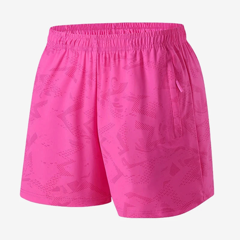 Short de sport femme à poche zippée