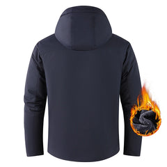 Parka homme doublée fourrure à capuche