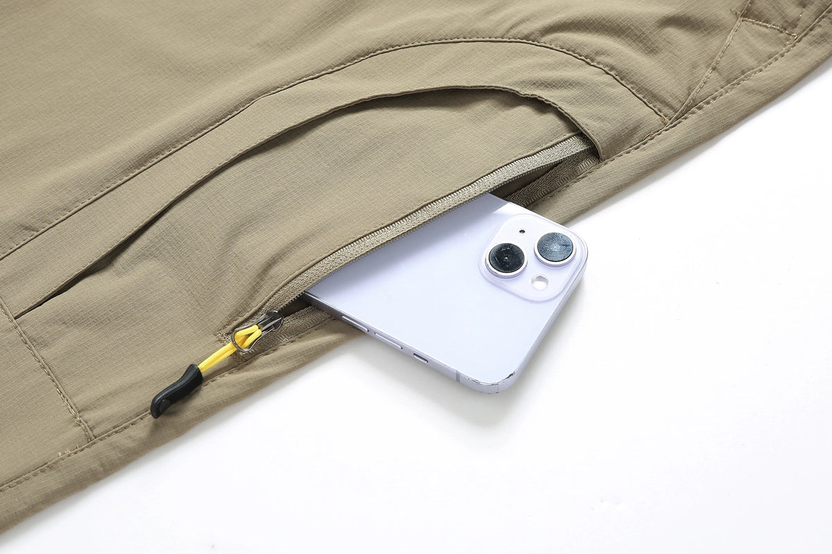 Pantalon de trekking extensible homme à poches zippées