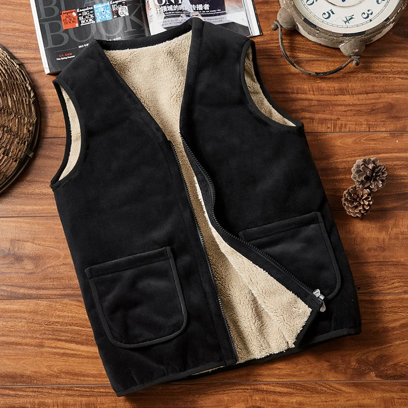 Gilet polaire sans manches homme