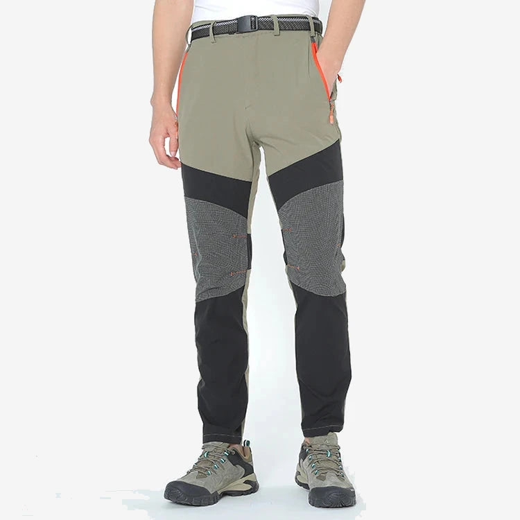 Pantalon de randonnée stretch homme à genoux renforcés
