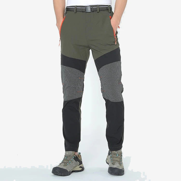 Pantalon de randonnée stretch homme à genoux renforcés