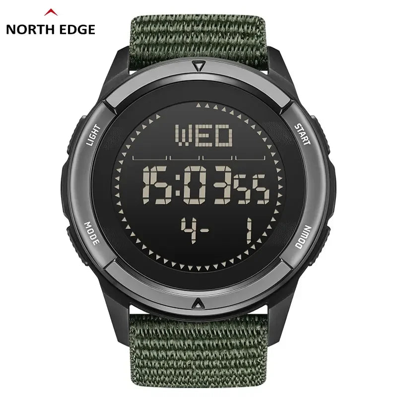 Montre digital de randonnée en carbone