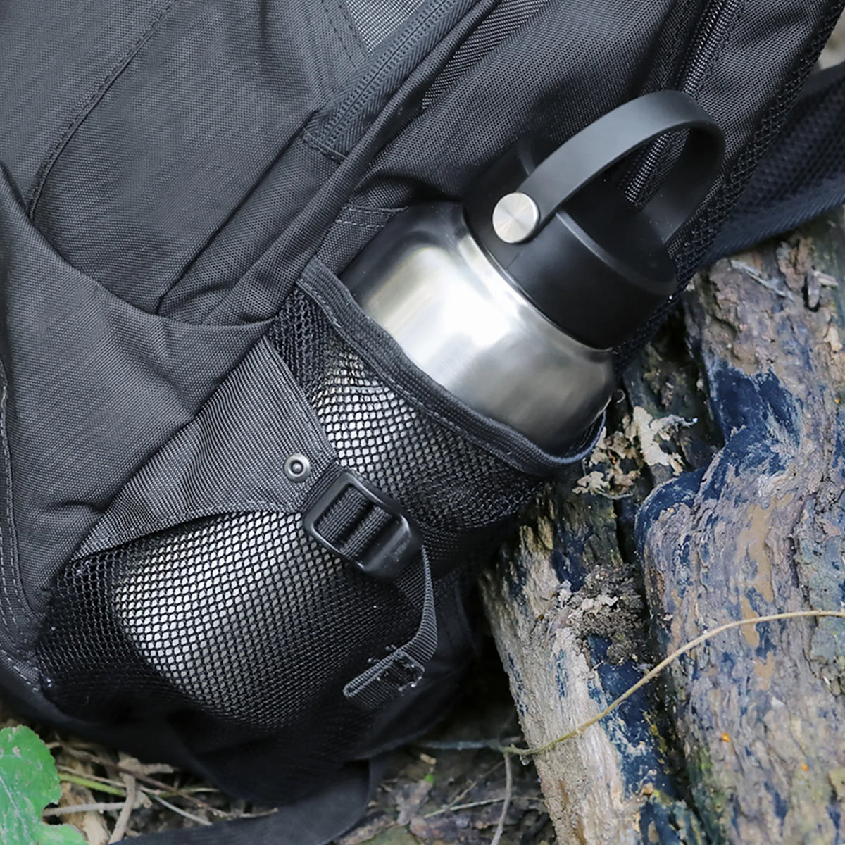 Gourde acier inoxydable + tasse intégrée