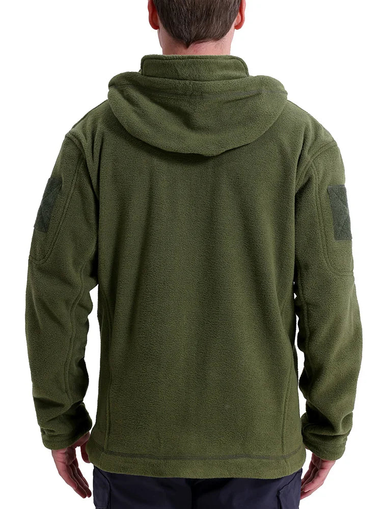 Veste polaire randonnée homme à capuche