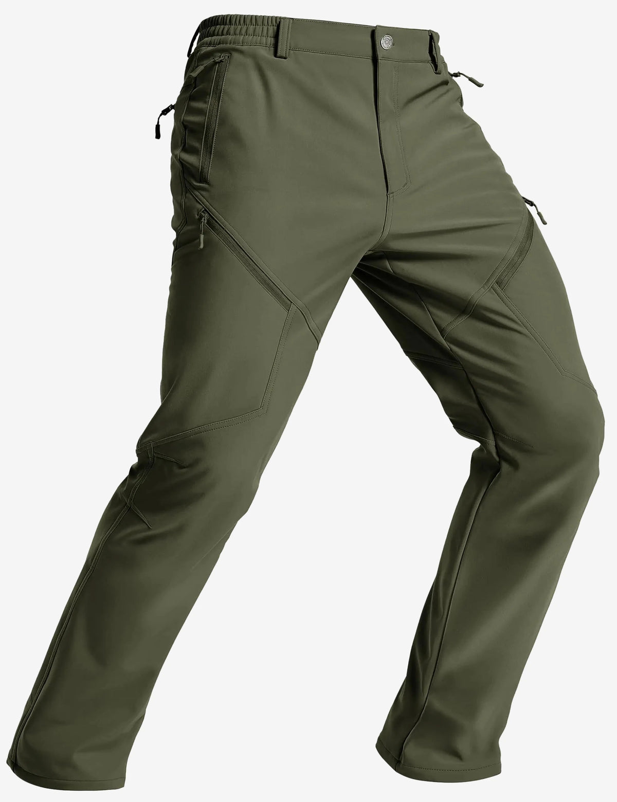 Pantalon de randonnée hiver homme doublé polaire