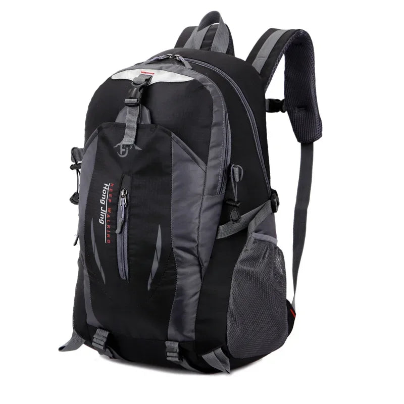 Sac à dos de randonnée en nylon avec housse de pluie