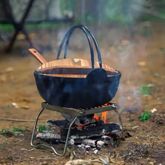 Grille de barbecue pliable 15 × 13,5 cm