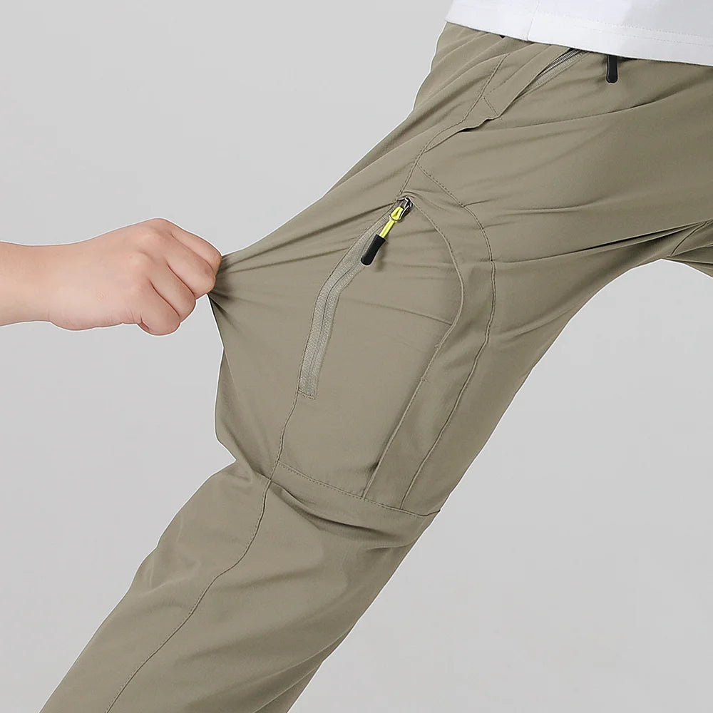 Pantalon de trekking extensible homme à poches zippées