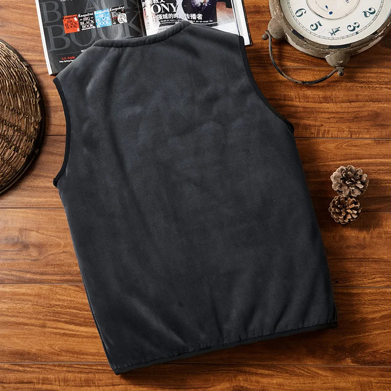 Gilet polaire sans manches homme