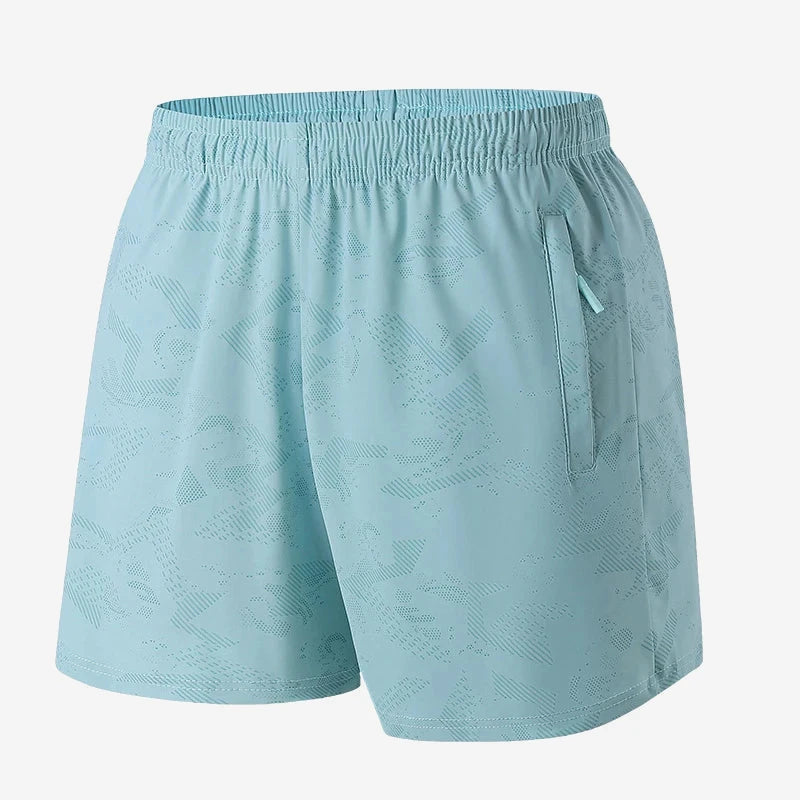 Short de sport femme à poche zippée