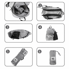 Sac à dos pliable de randonnée 20 L en polyester