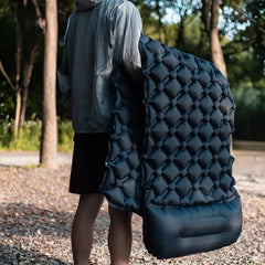 Matelas gonflable 1 personne + coussin intégré