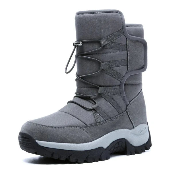 Bottes de neige montantes doublées peluche homme