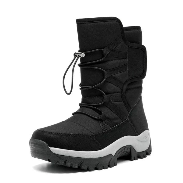 Bottes de neige montantes doublées peluche homme