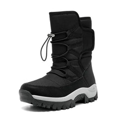 Bottes de neige montantes doublées peluche homme