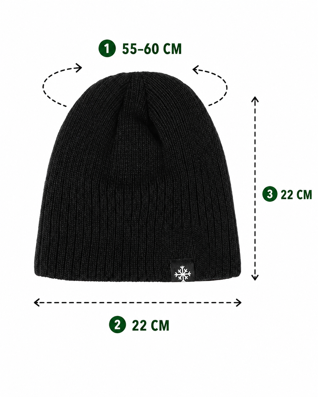 Bonnet thermique polaire unisexe