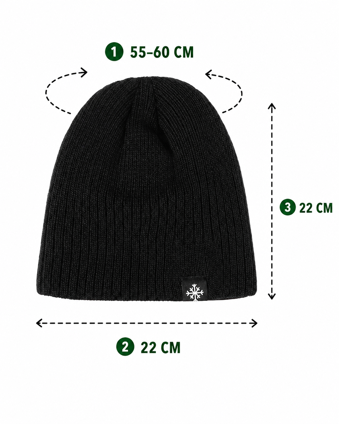Bonnet thermique polaire unisexe