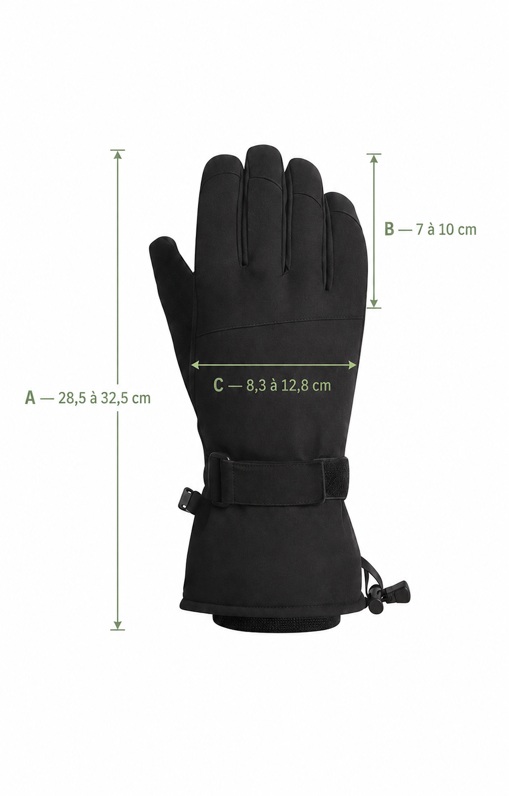 Gants de ski imperméables et tactiles
