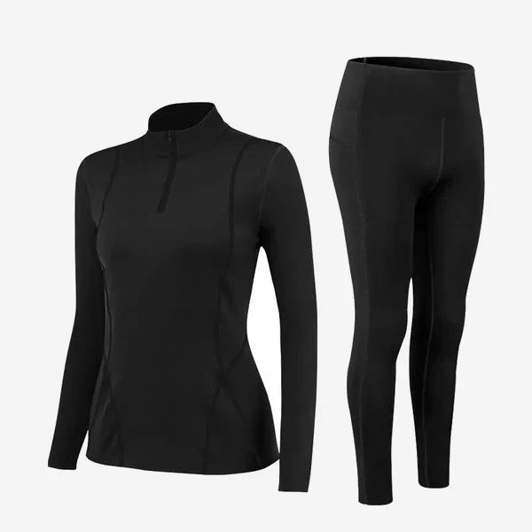 Ensemble technique respirant femme à manches longues