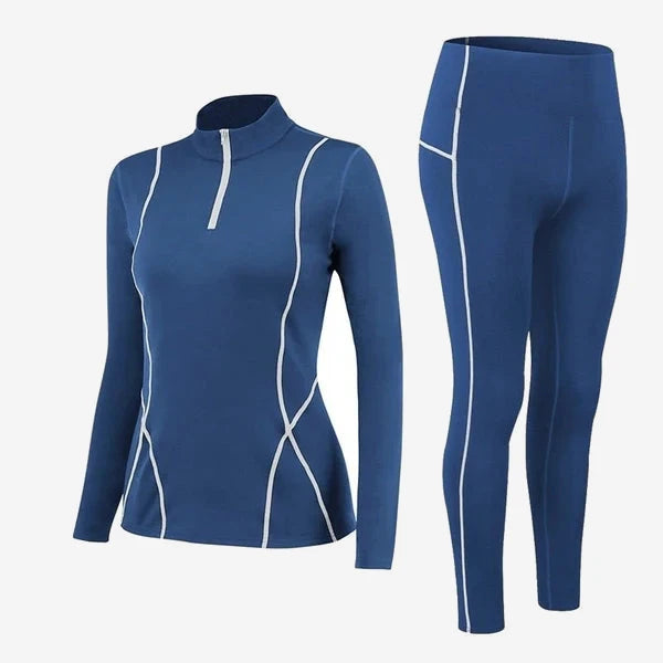 Ensemble technique respirant femme à manches longues