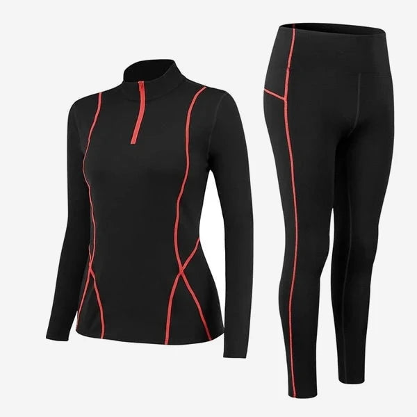 Ensemble technique respirant femme à manches longues
