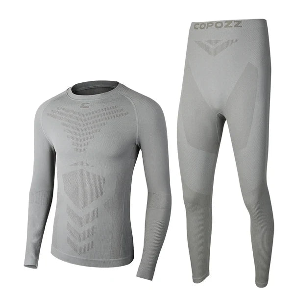 Ensemble sous-vêtements de ski sans coutures homme