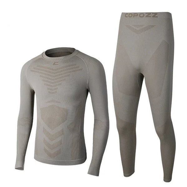 Ensemble sous-vêtements de ski sans coutures homme