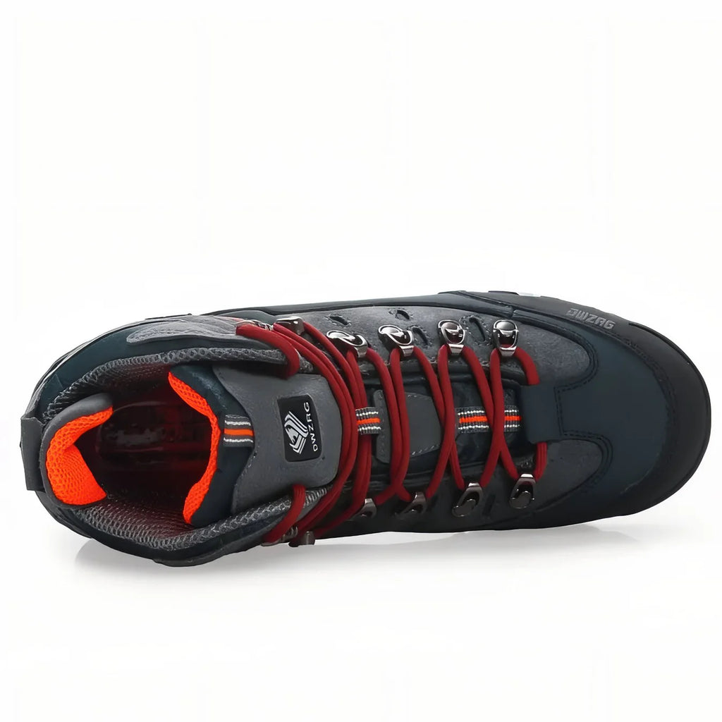Chaussures de randonnée homme imperméables en cuir