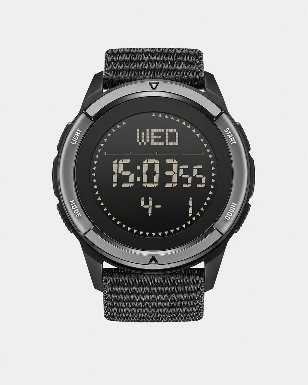 Montre digital de randonnée en carbone