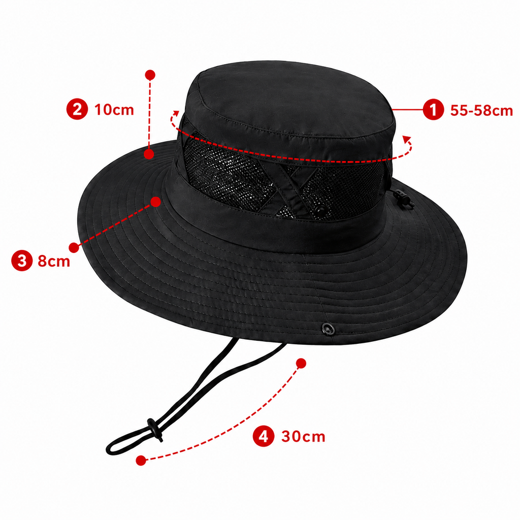 Chapeau de randonnée respirant